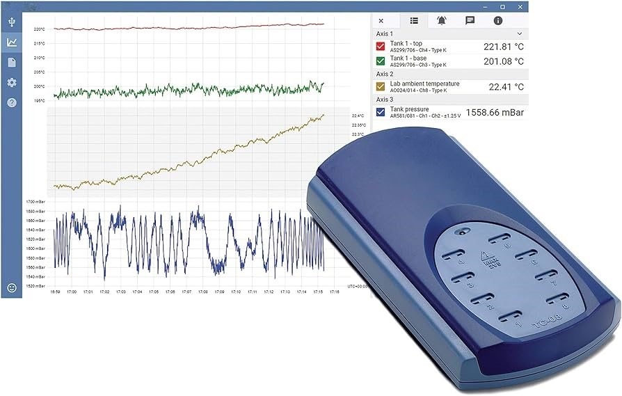 Datalogger per registrazione curve di cottura